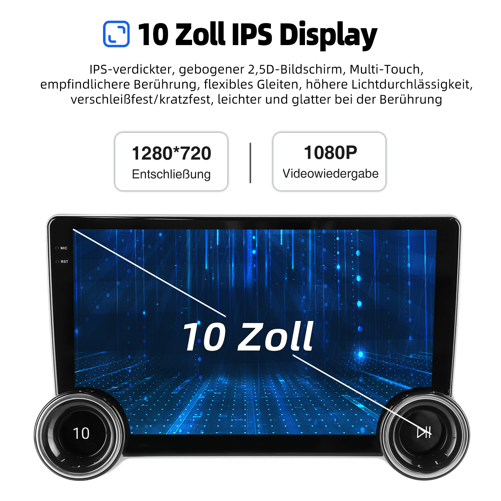 FÜR BENZ VITO 3 W447 Carplay 13.1'' Android 13 Autoradio GPS Nav WIFI
