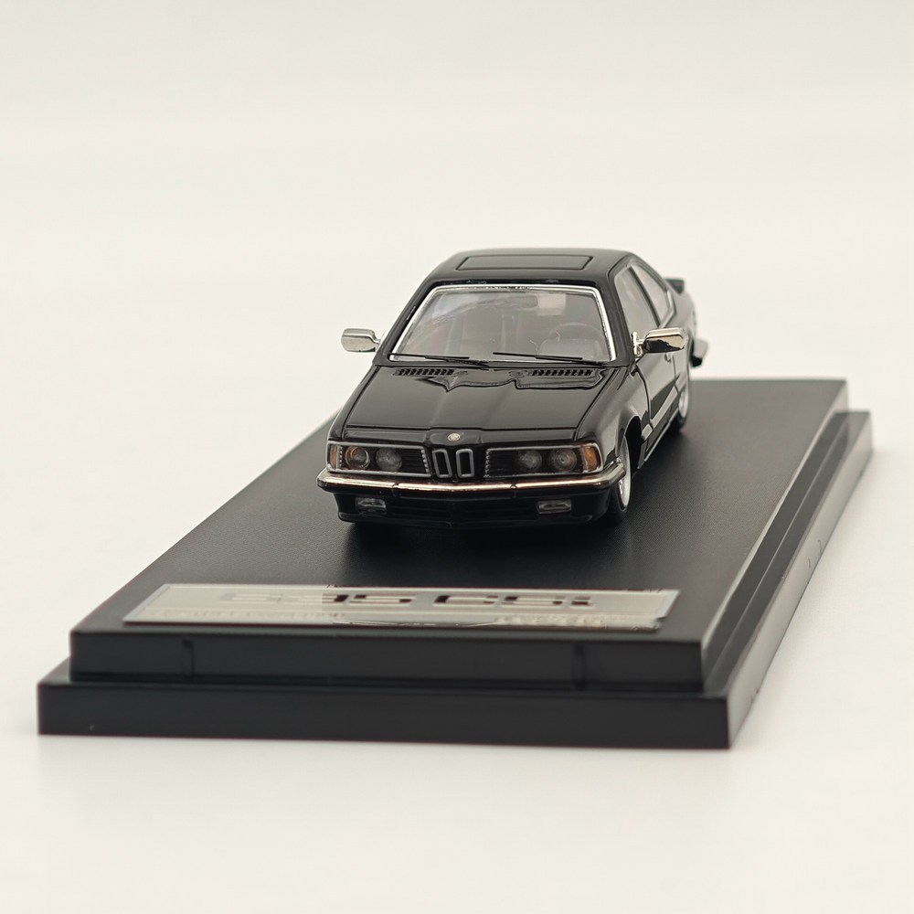 STREET WARRIOR 1/64 BMW E24 6 Series 635 CSI Black Diecast STREET WARRIOR 1/64 BMW E24 6 Series 635 CSI Black Diecast