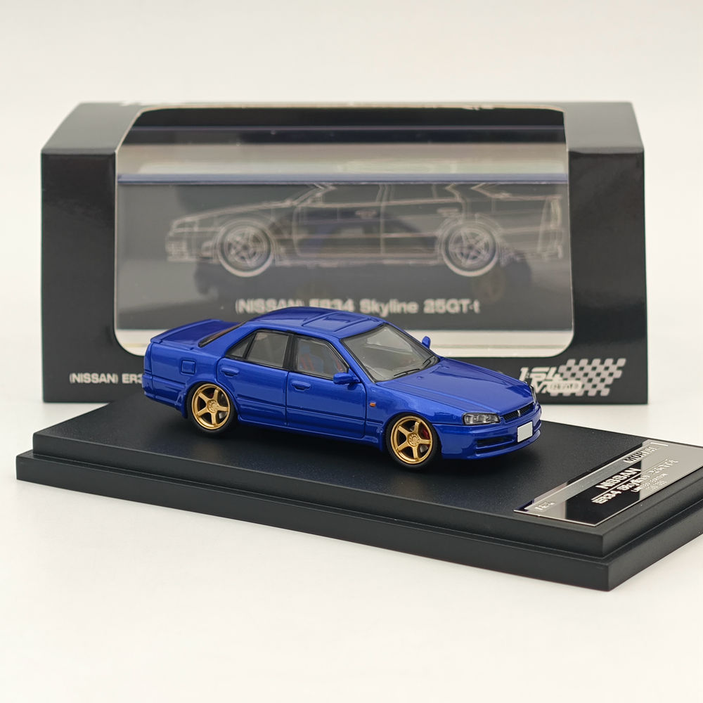 ミニカー Nissan URAS ER34 Skyline 25GT-T 1/64 鋳造金属玩具,車,日産er34スカイライン25gt t,すべて在庫あり