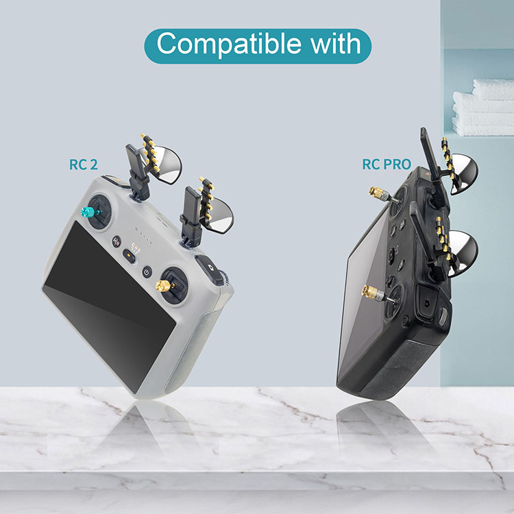 C/N NC Yagi Antenne Range Extender, Afstandsbediening Compatibele Signaal Booster Zender Voor Dji Mavic Air 22s Drone Zwart