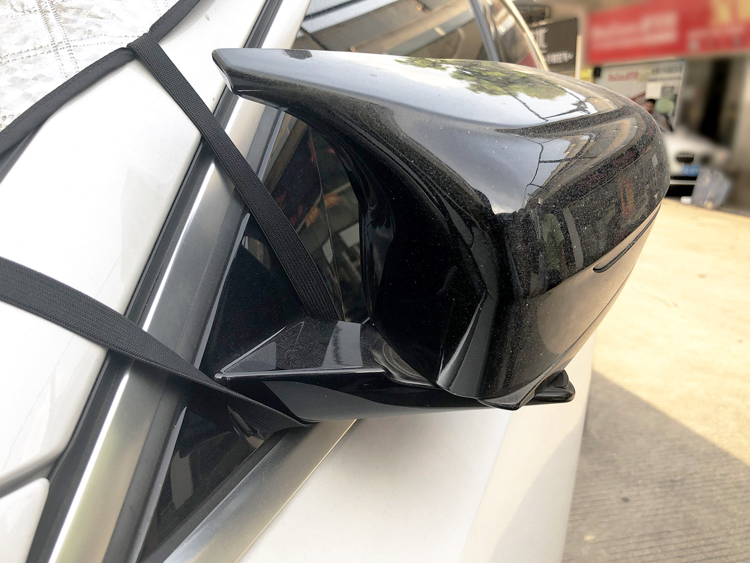 Glossy Black Side Wing Mirror Cover Caps Replacement for BMW G20 330i