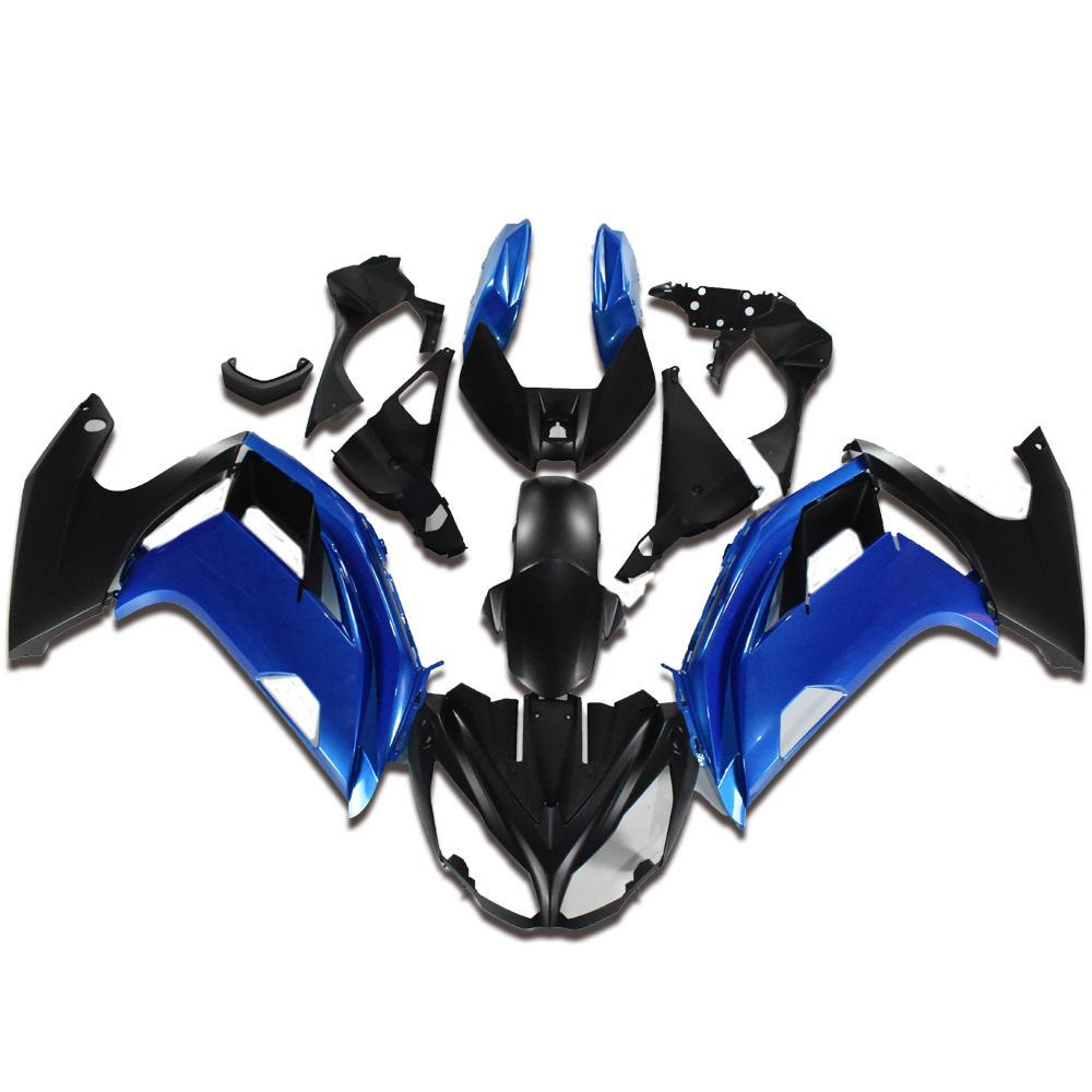 2012-2016 Kawasaki Ninja 650 EX650 Injection Blue ABS Fairing Kit