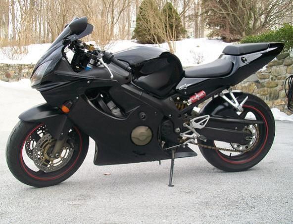 Matte Black Fairing Kit For Honda CBR600F4i 2001 2002 2003 ABS