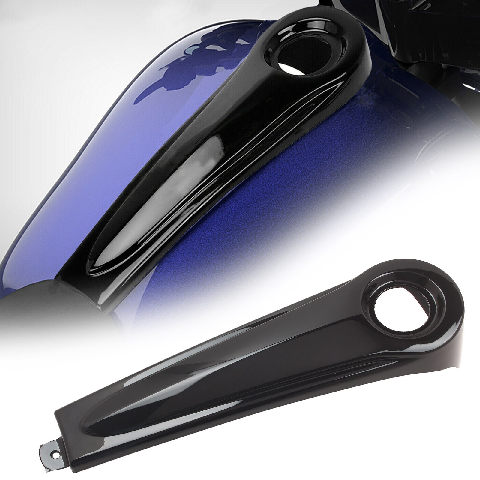Harley-Davidson シート Black Extended Tank Dash Fuel Console Panel For Harley