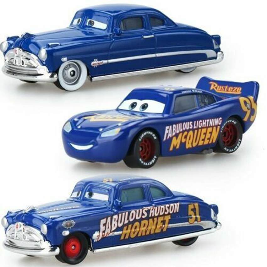 3-Pack Disney Pixar Cars Doc Hudson Fabulous Hudson Hornet McQueen