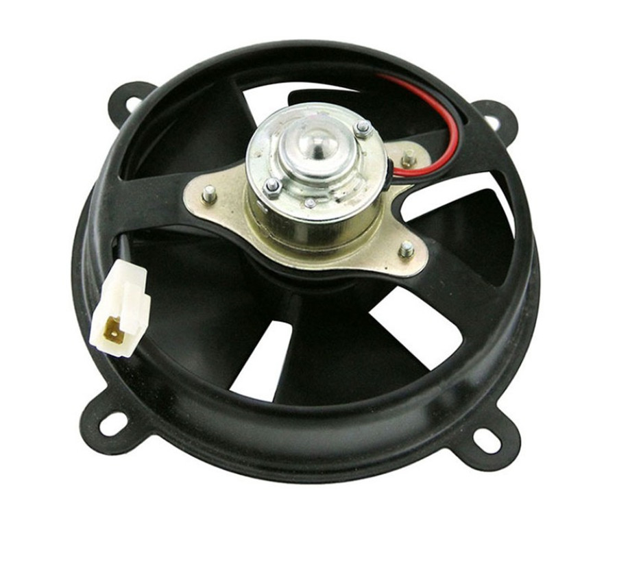165mm Black Motorbike Bike Oil Cooler Water Cooler Radiator Electric Cooling Fan 6708404725287