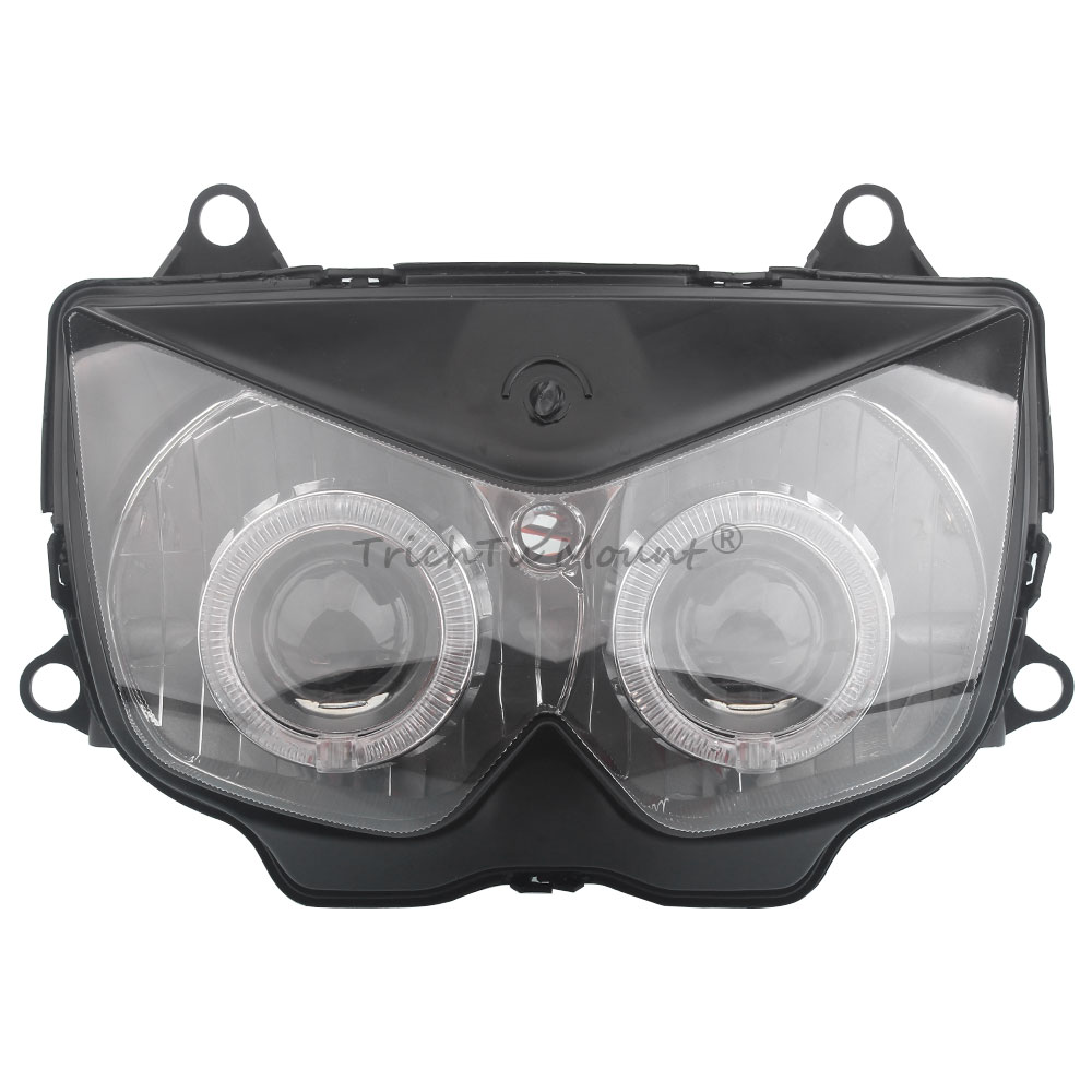 Front Headlight Assembly w/Angel Devil Eye For Kawasaki