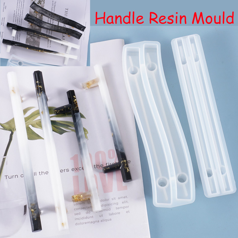 Silicone Handle Resin Mold Cupboard Knob Fruit Tray Epoxy Mould