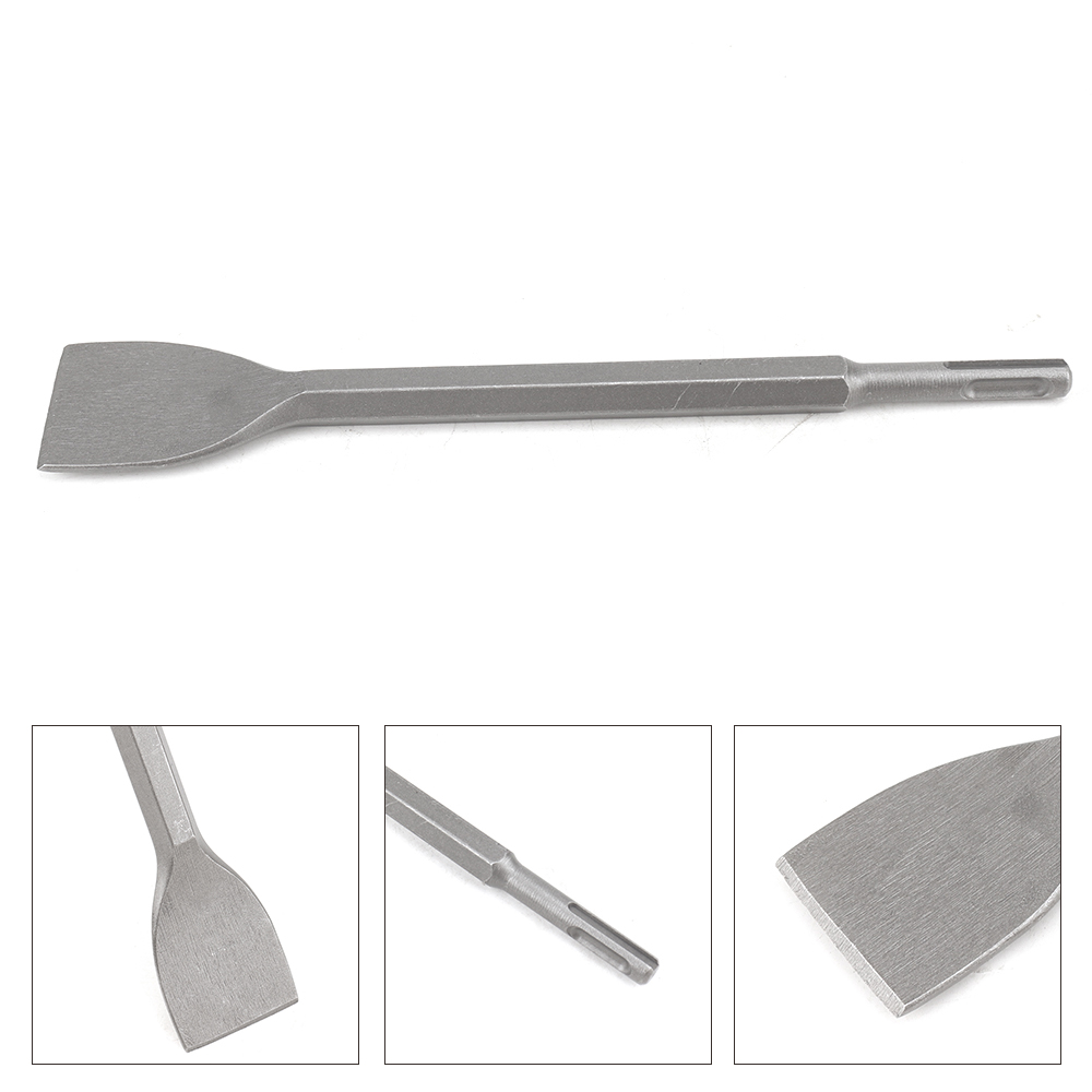 12mm Flat Tile Chisel SDS Plus 250mm x 40mm Tiles Floor Wall Scraper