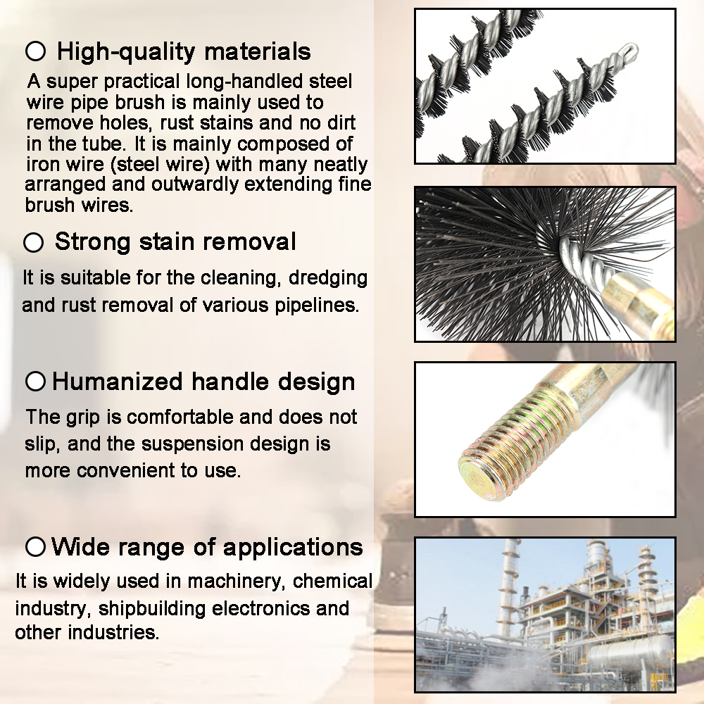 Wire Brush Pipe Cleaner Designs and How to Use One