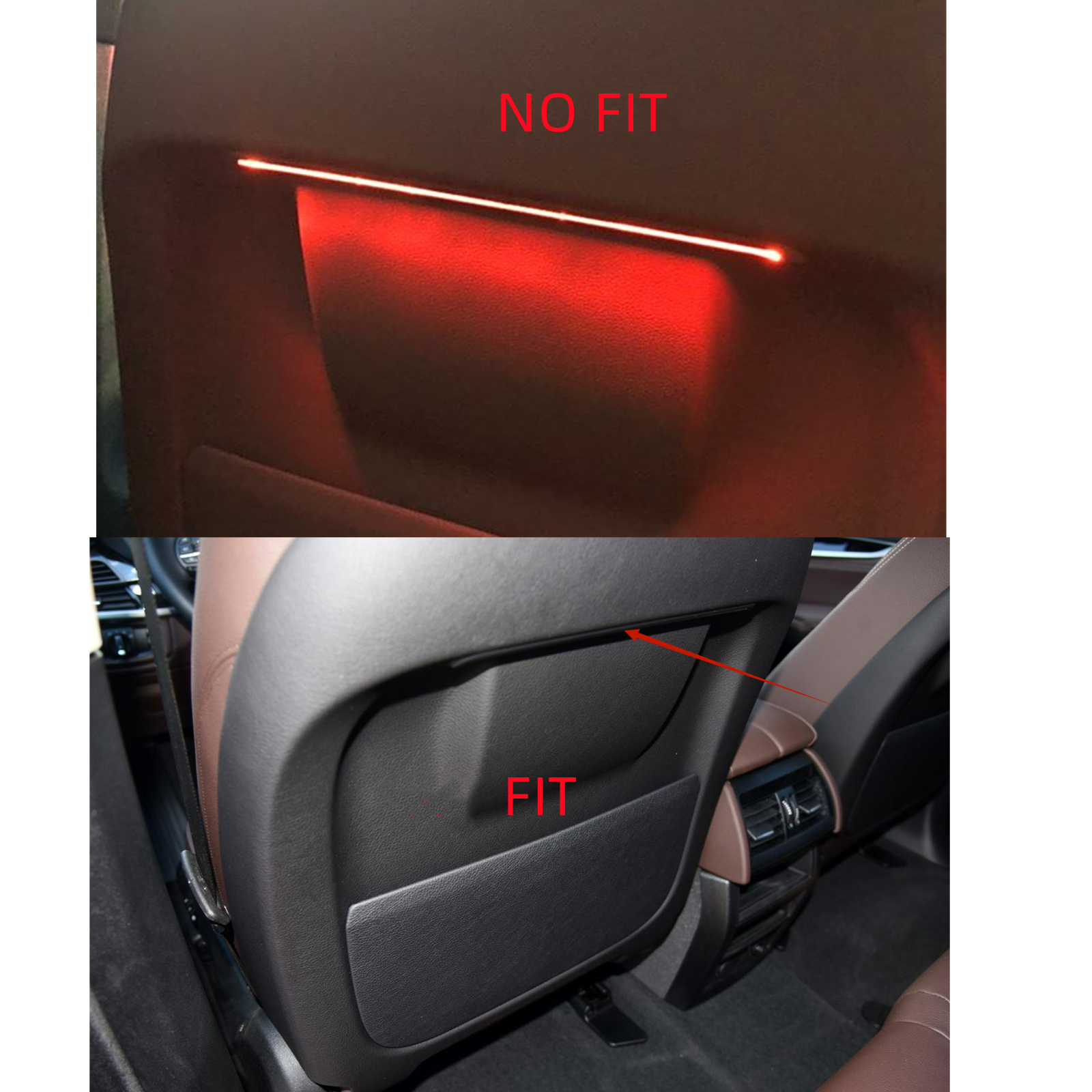Front Seat Back Panel For BMW X5 F15 M F85 BMW X6 M F86 2014