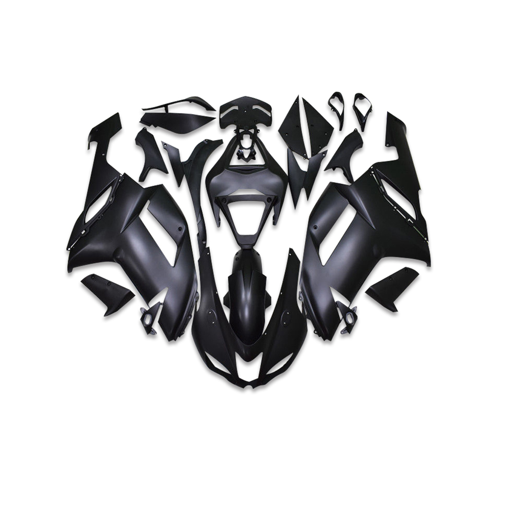 ファルファーラ FTA Matte Black Injection Fairing Fit for Kawasaki 2007 2008 ZX6R