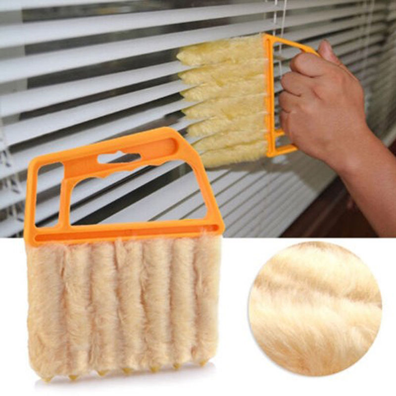 7 SLAT BLIND CLEANER BRUSH DUSTER BLINDS EASY CLEANING TOOL