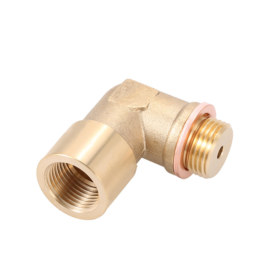 Semoic Angle 90/° Lambda O2 Oxygen Sensor Extender Spacer For Decat Hydrogen