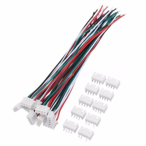 10 Set JST XH2.54mm 2 / 3 / 4 Pin Wire Cable Connector Male