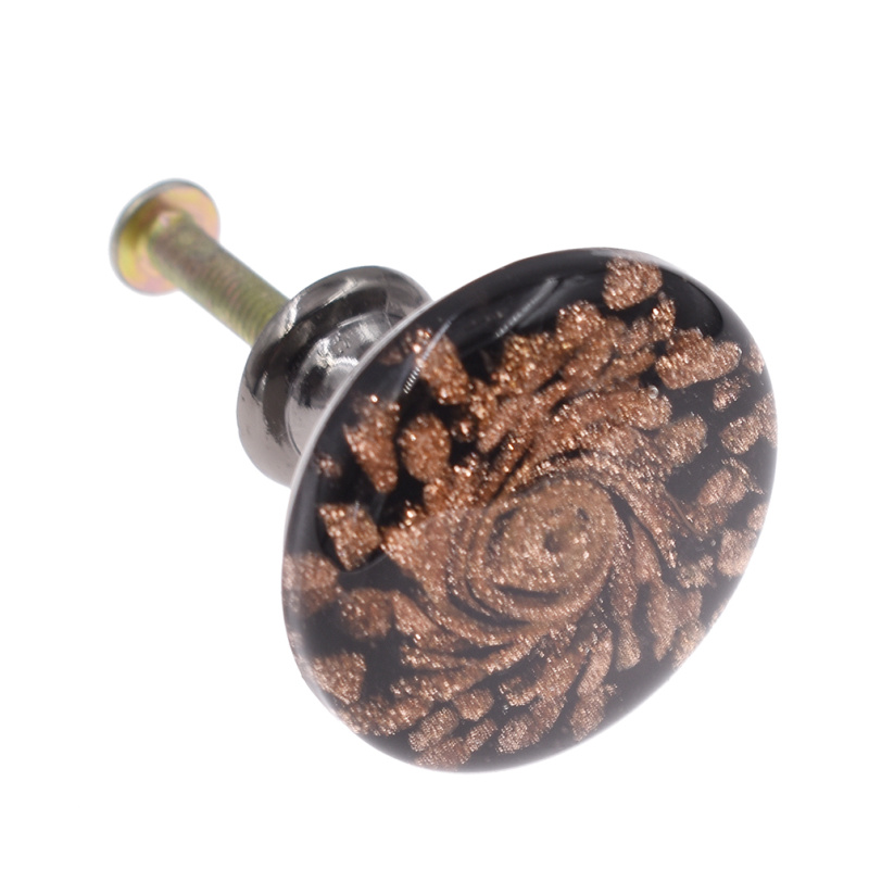 Möbelgriffe Knob DIY Griffe Blume Glas Knauf für Tür ...
