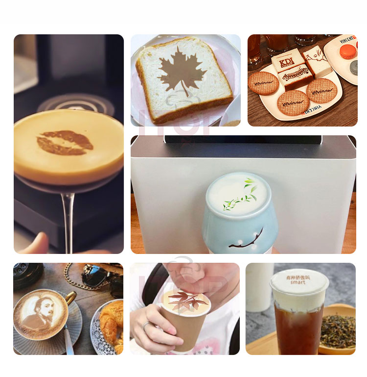 Automatic Coffee Printer Single Caramel Color Coffee Latte