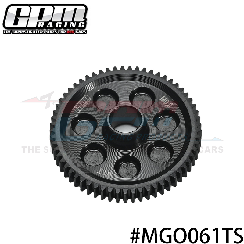 デプス GENOMA HGI-61R X-Heavy Regular Upgrade Metal Large Teeth Gear (61T/M0.8/32P) For ARRMA 1/10