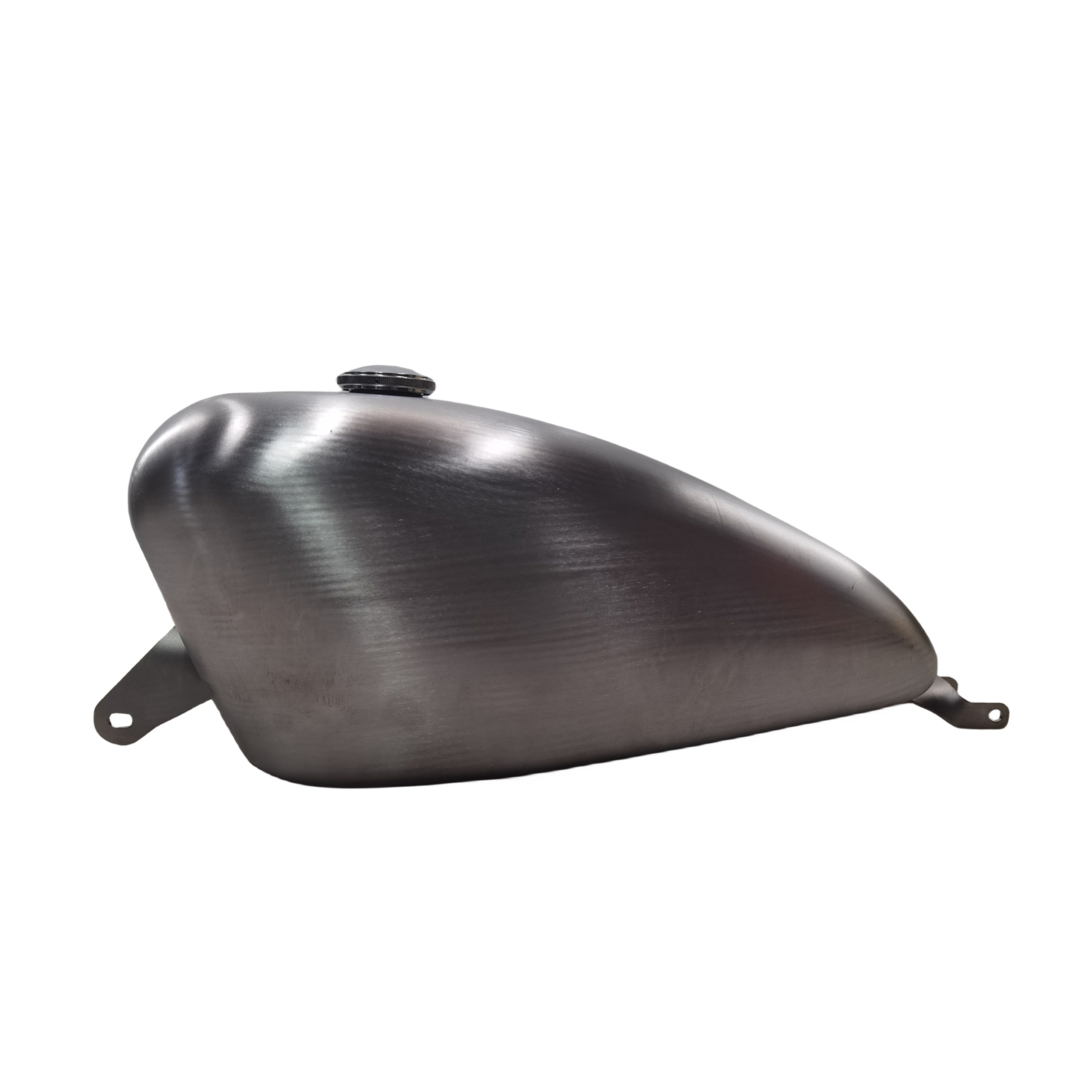 Unpainted Silver Petrol Gas Fuel Tank Oil Tank For Harley