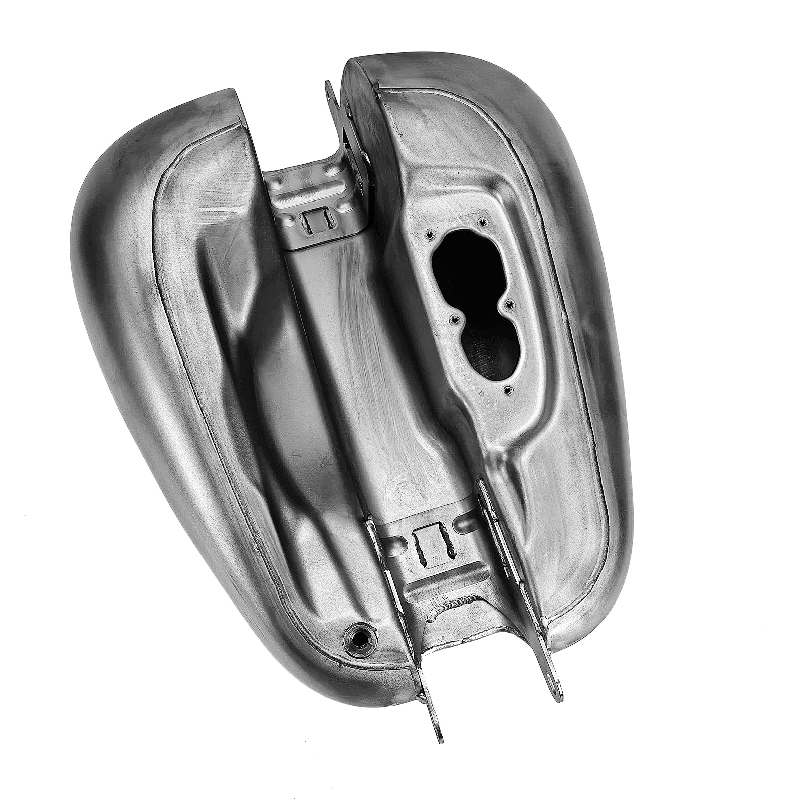 GWセール！Harley-Davidson ガソリンタンク Silver Petrol Gas Fuel Tank With Gas Cap For Harley Breakout