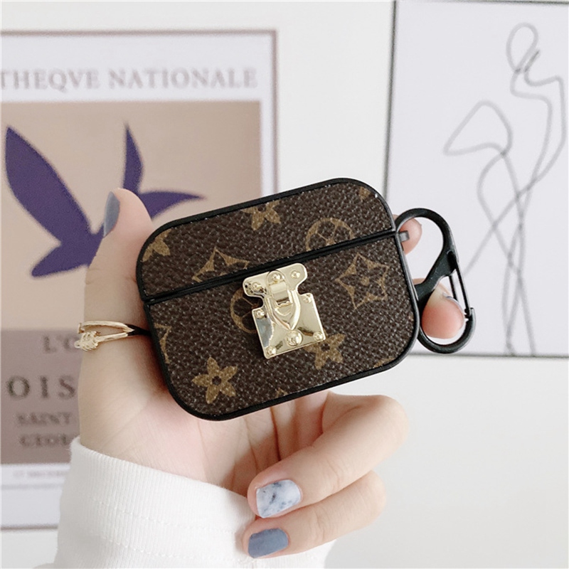 For Airpods Pro 3 2 4th generation Retro Leather Shockproof