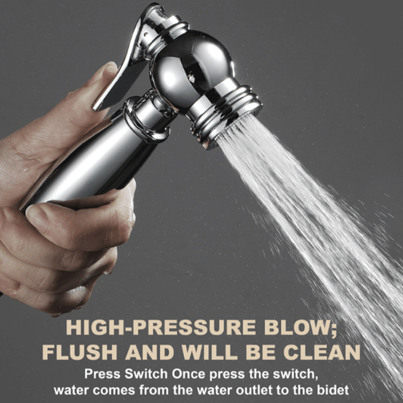 Copper Handheld Sprayer Cleaning Bidet Urinal Bathroom Shower Bathtub Faucets