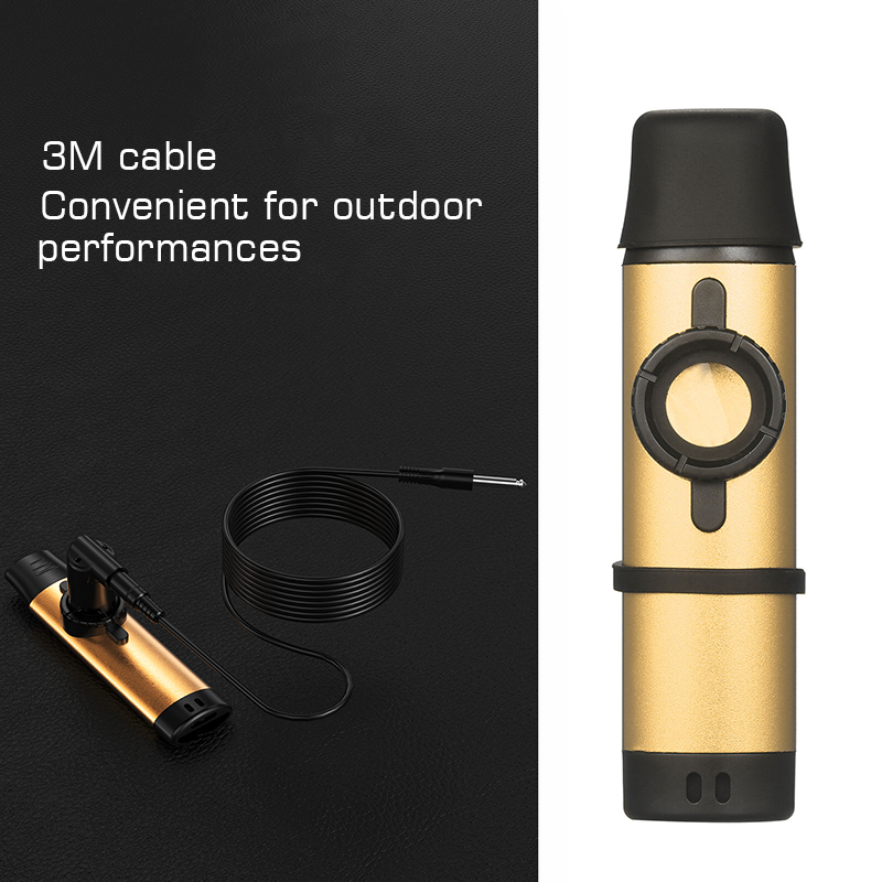 Kazoo eléctrico, 4.3 Kazoo profesional con pastilla y adaptador, instruentos usicales de tono Kazoo eléctrico, 4.3 Kazoo profesional con pastilla y adaptador, instruentos usicales de tono