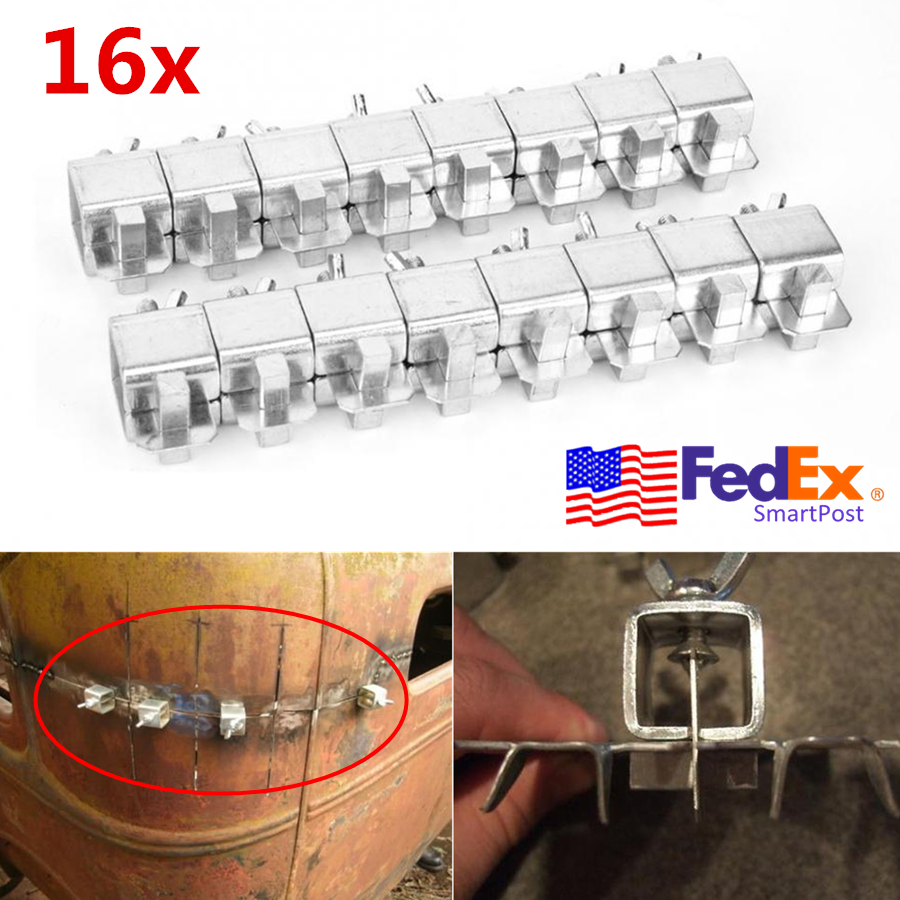 16x Welding Aid Clamp Fixing Metal Panel Car Body Door Fender