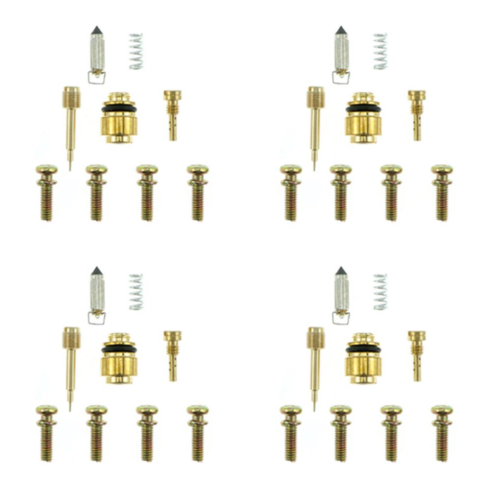 4 Sets Carburetor Repair Kit Rebuild For 1994-1997 Kawasaki ZX900