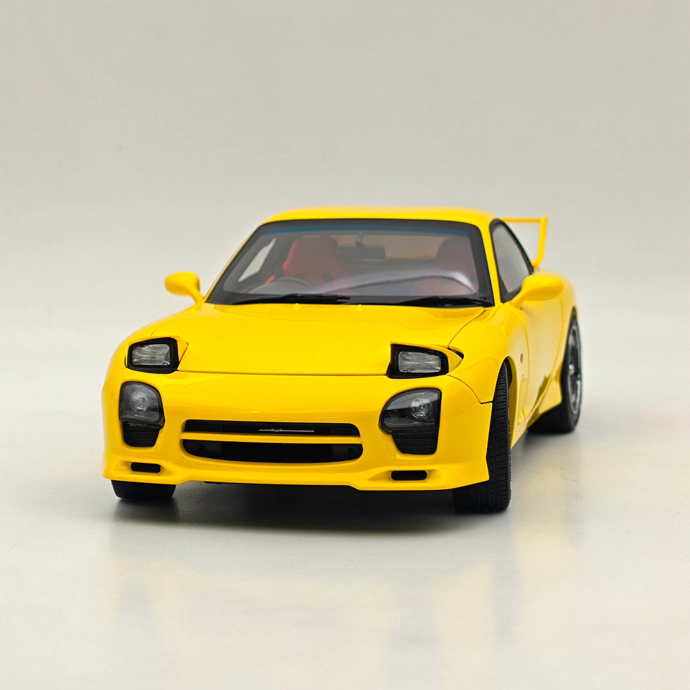 1:18 POLAR MASTER Mazda RX-7 SPEED PLM22-002-1 Yellow Alloy
