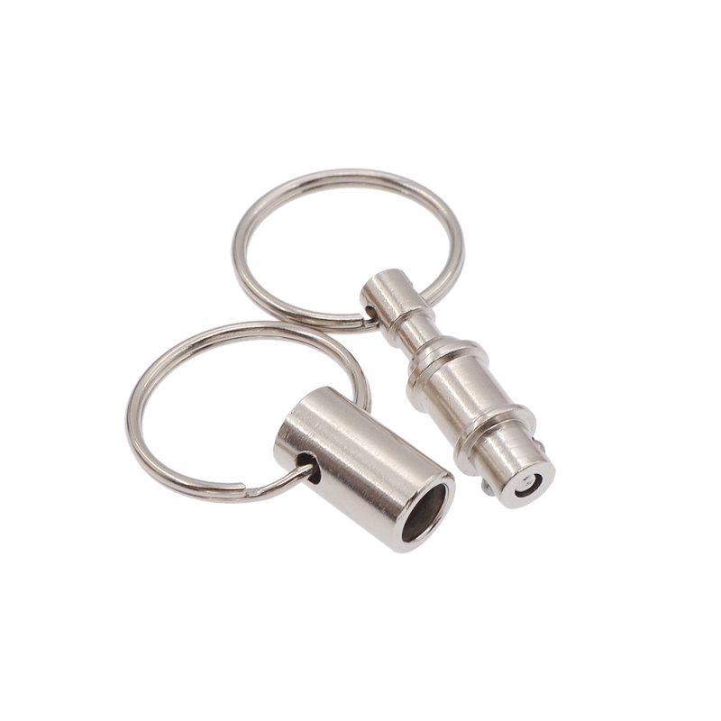 Handy Quick Release Key Chain Pull-Apart Key Removable Snap Lock Holder ...