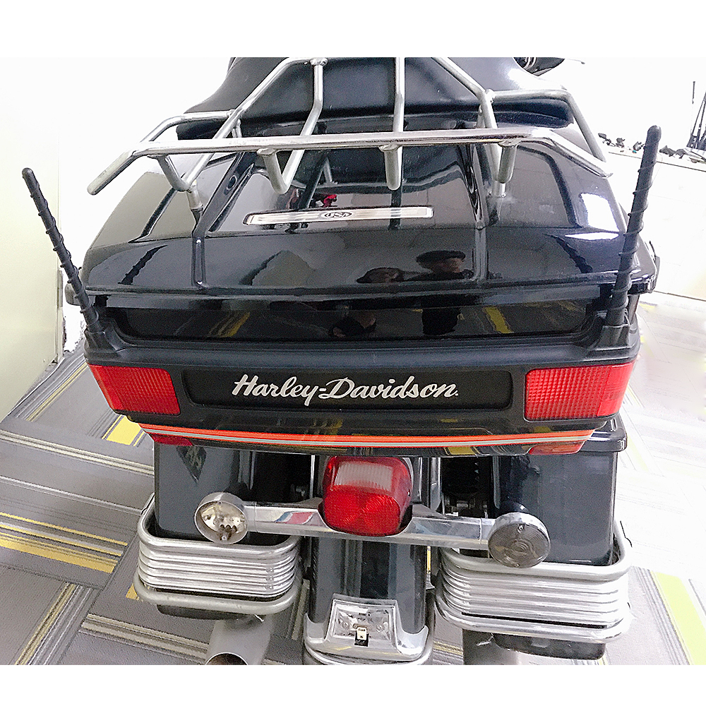 8 inch Harley Antenna motorcycle Radio antenna Spiral universal Mast US