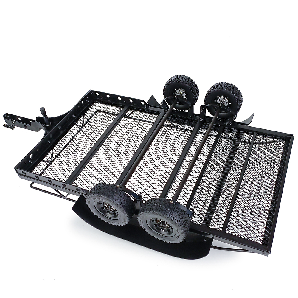 RC Car Trailer for 1/8 1/10 RC Crawler Axial SCX10 90046