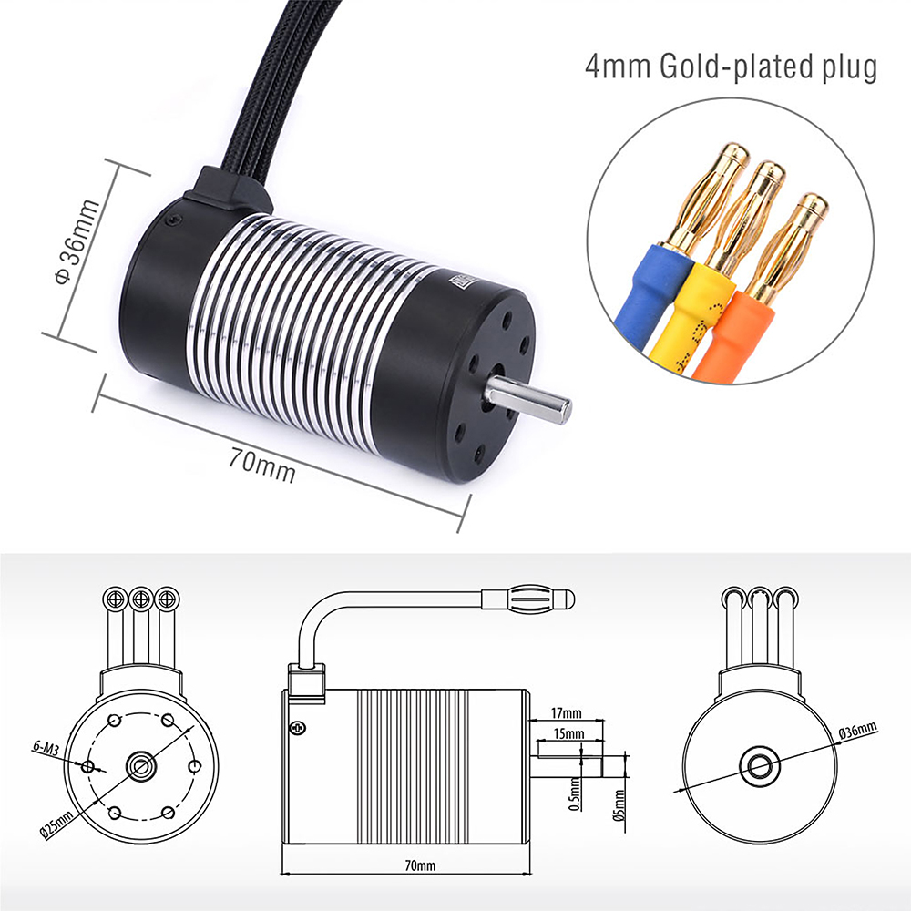 Rocket F540 3650 3660 3665 3670 4068 Brushless Motor for Rocket F540 3650 3660 3665 3670 4068 Brushless Motor for