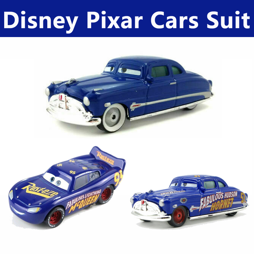 3-Pack Disney Pixar Cars Doc Hudson Fabulous Hudson Hornet McQueen