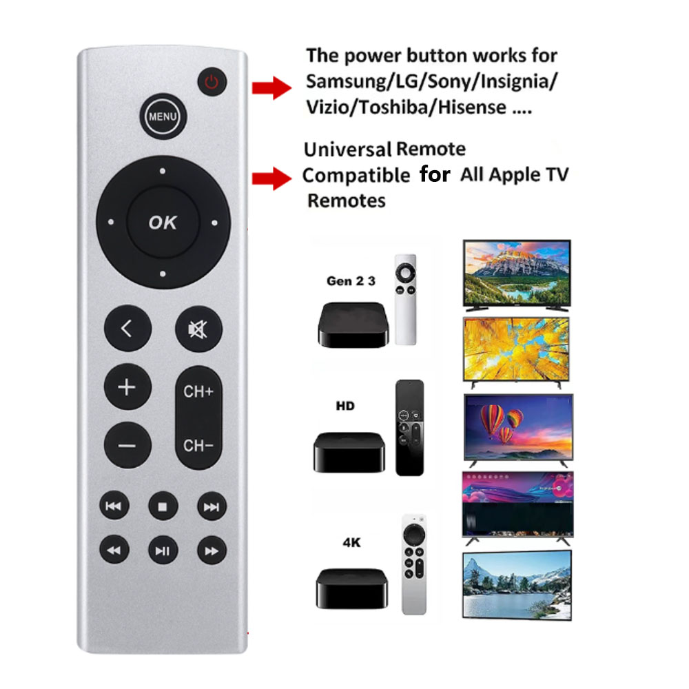 Replacement Remote for Apple TV 1st 2nd 3rd 4th Generation 4K HD