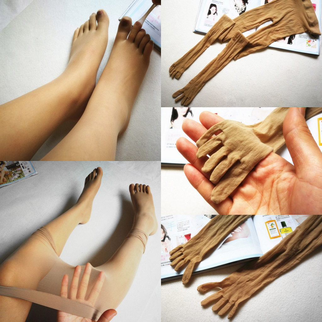 Seamless 5 Fingers Separate Toe Pantyhose Crotch Crotchless Tights Hosiery Nylon Ebay