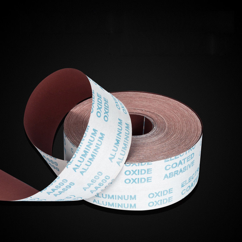 10M 4'' 100mm Sandpaper Roll Aluminium Oxide Sanding Roll 80/120/240