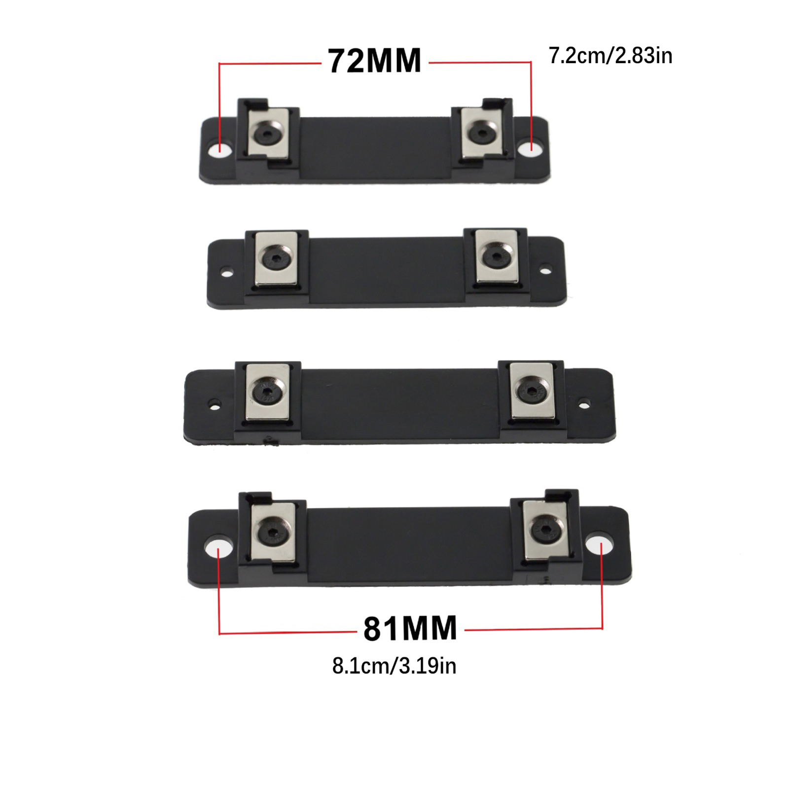4Pcs Metal Magnetic Body Post Mount Set For Traxxas TRX4, TRX6, SCX10 RC Crawler Cars - View #2
