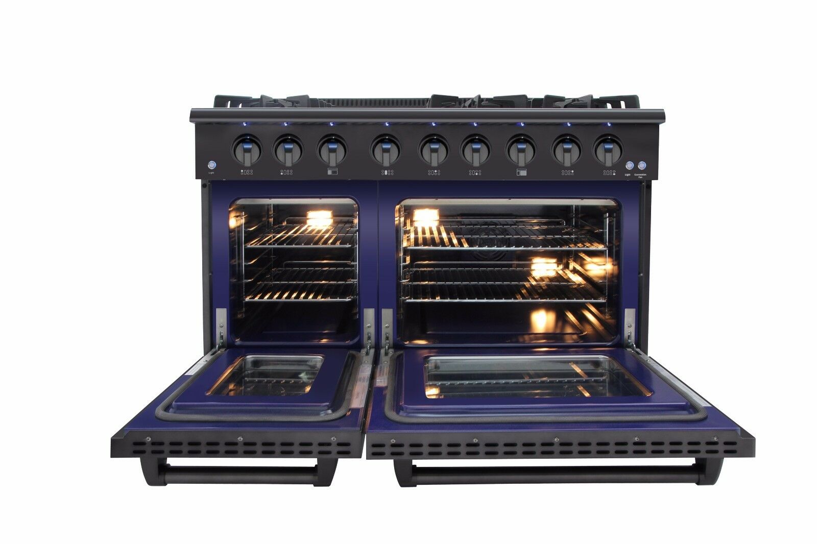 THOR 48" Gas Double Oven Stainless Convection Griddle 6 Burner Range