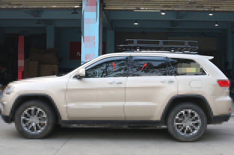 For Jeep Grand Cherokee 20112019 2020 Black Window Visor Shades Sun