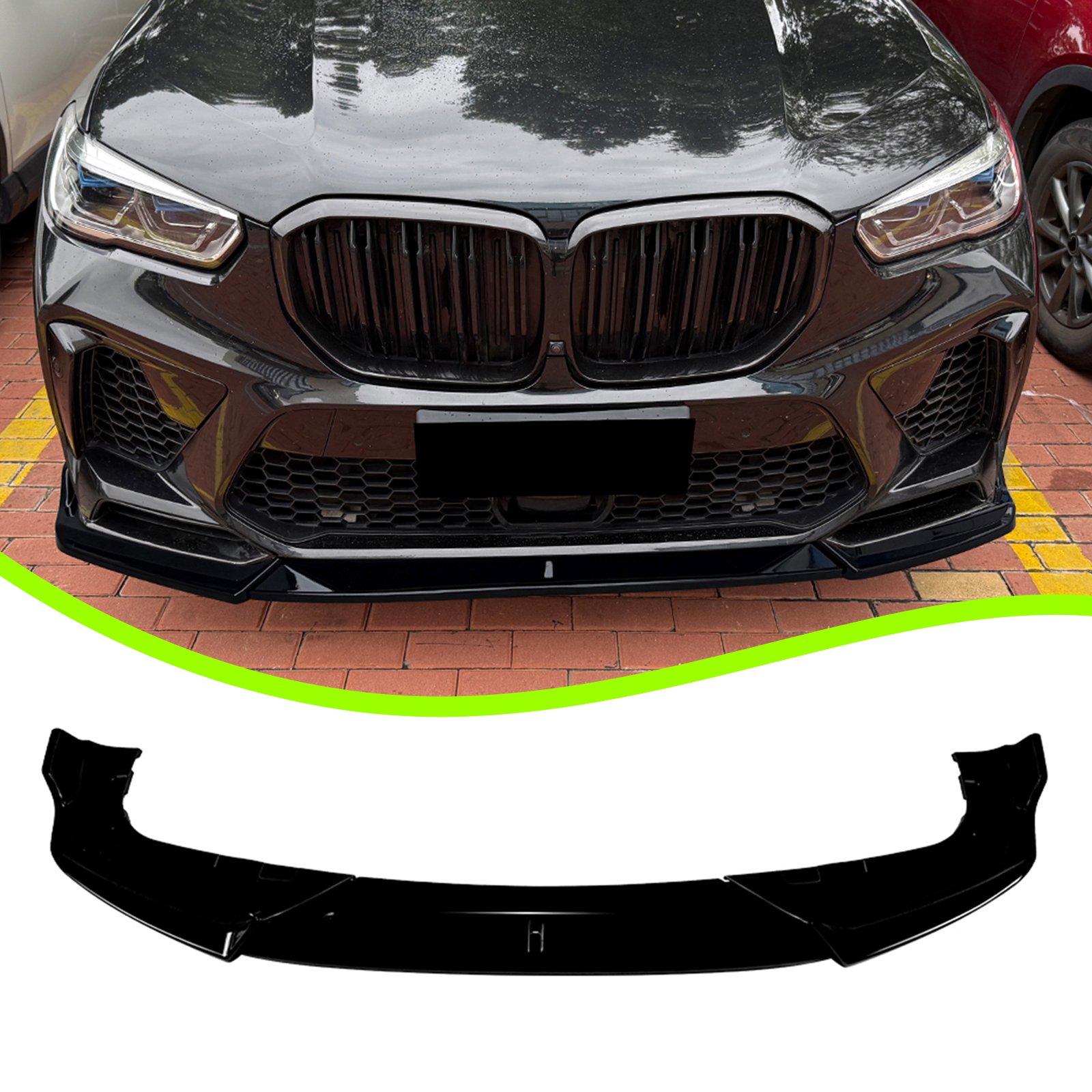 Frontlippe, Kinnstoßstange, Bodykit für BMW X5M F95 2020–2023