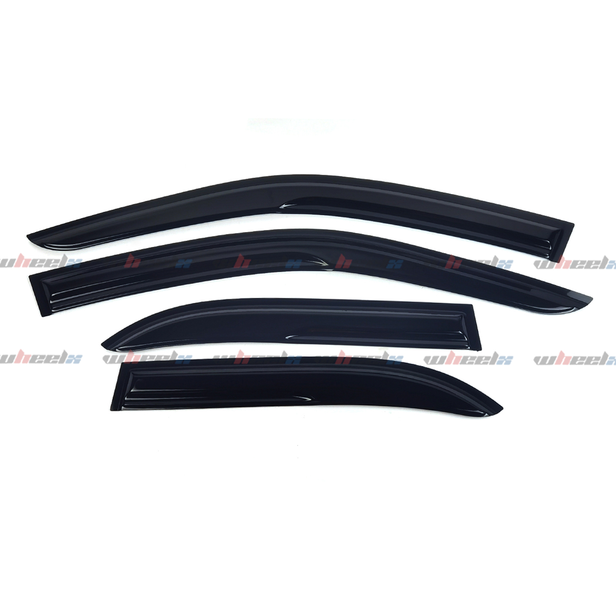 Mugen Style Window Visors – For 1997-2001 Toyota Camry – Smoke Tinted – Geartronics-563380