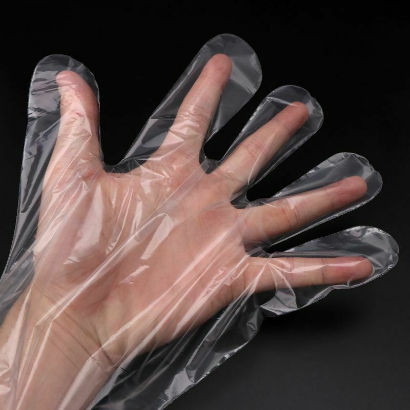 50X Long Arm Disposable Film Glove Veterinary Examination Farm Vet