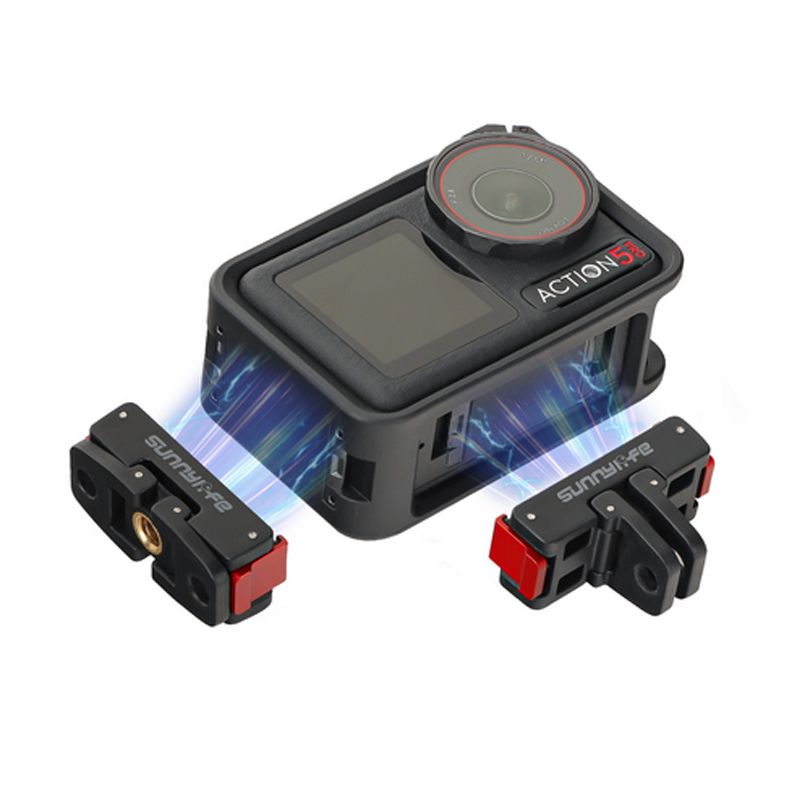 For DJI DJI Osmo Action 5 Pro/ 4/3/2 Camera Magnetic Adapter Quick