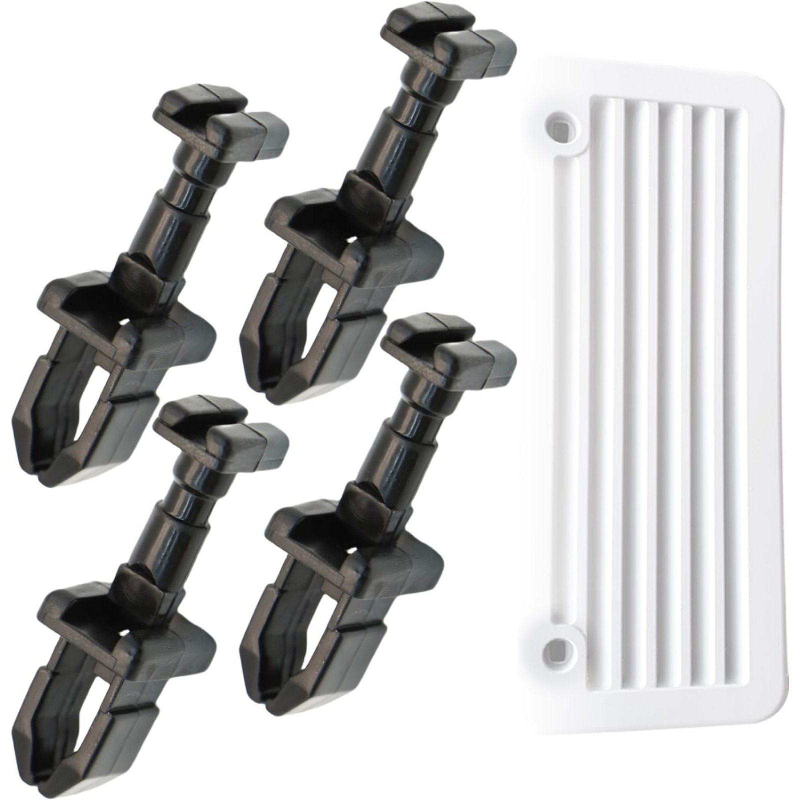Sintrix Fab 4 Stück Spannschloss Clip 295176601 – robust & verstärkte Ausführung – kompatibel mit Dometic L100, L200 – Kühlschrankverschluss für