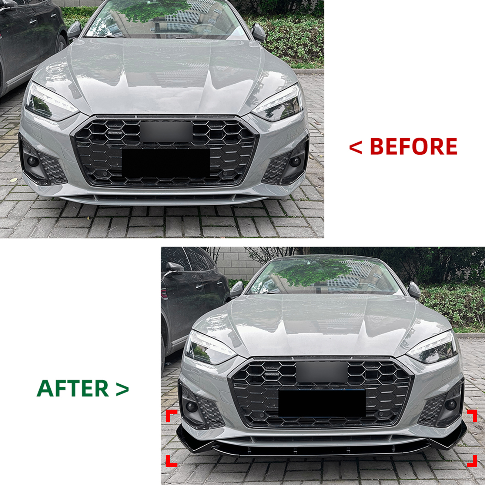 DriftX Performance, 3PCS Front Bumper Lip Kit fit for compatible with 2006 - 2008 Honda Civic 4DR/Sedan, CS-Style Splitter Trim Protection Spoiler, Ai : DriftX Performance, 3PCS Front Bumper Lip Kit fit for