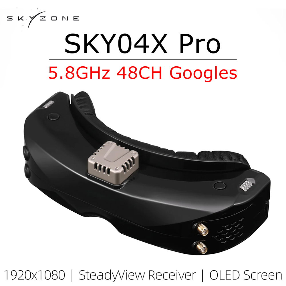 SKYZONE 04X PRO FPVゴーグル SKYZONE SKY04X PRO OLED 5.8G 48CH Steadyview Receiver