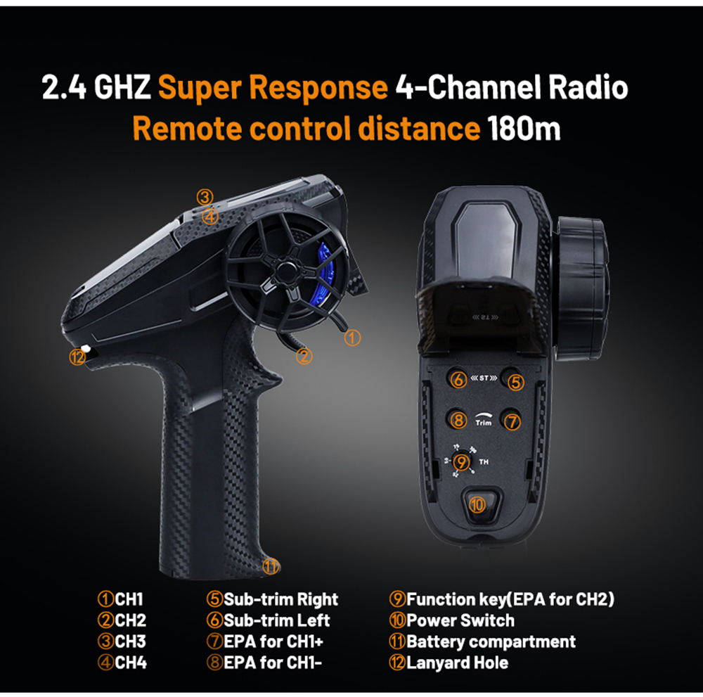 ZD Racing BX-12 1/12 Vehicle 2.4GHz 70KM/H High Speed Brushless