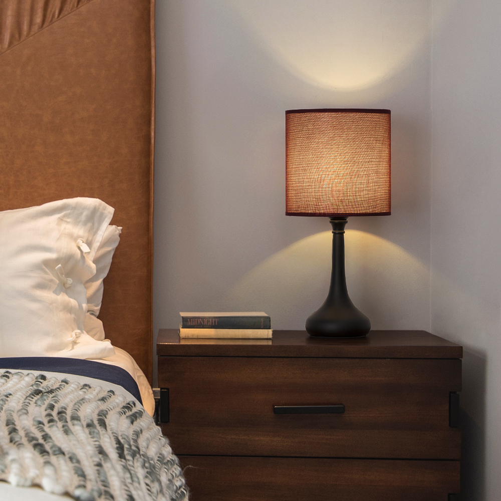 black bedside table lamps